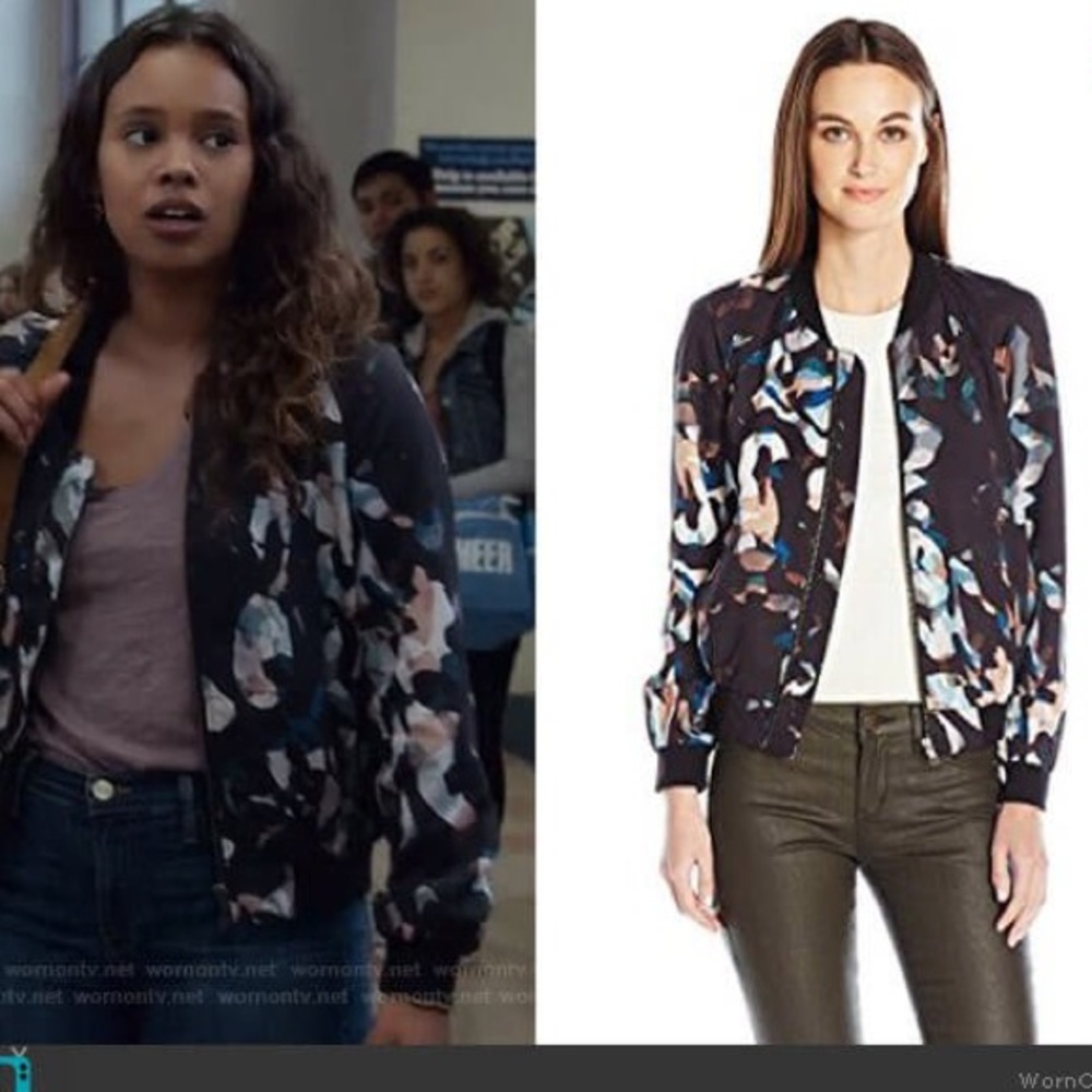 MAJOR ISO CORNUCOPIA DRAPE BOMBER JACKET